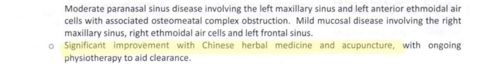 patient 4's response after effective treatment for cough