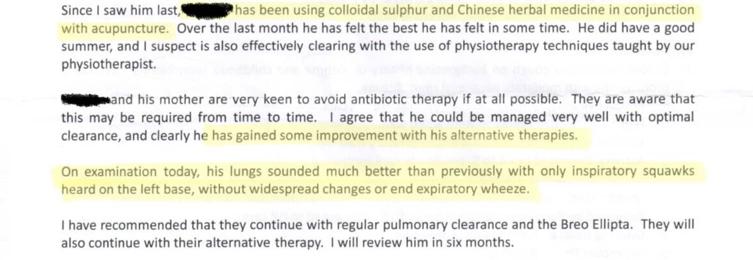 patient 4's response after effective treatment for cough (part2)