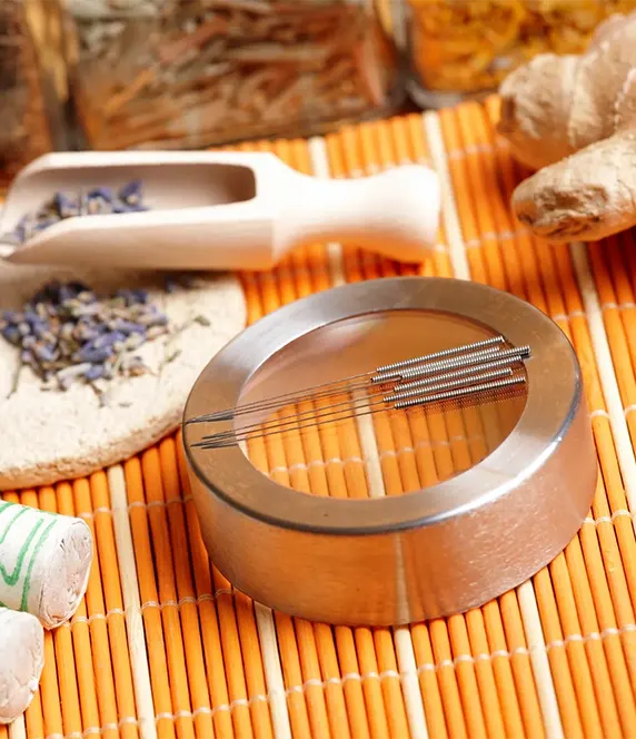 Acupuncure Needle with Chinese Medicine